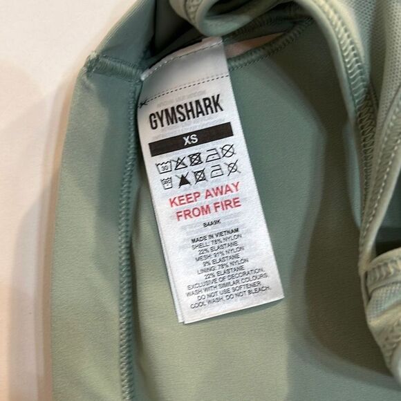 Gymshark Crossover Sports Bra - Desert Sage Green women’s XS-extra Small-NWT - Picture 4 of 5